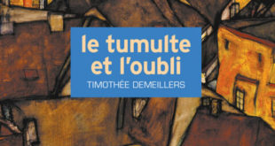 Timothée Demeillers Le Tumulte et l’oubli couverture